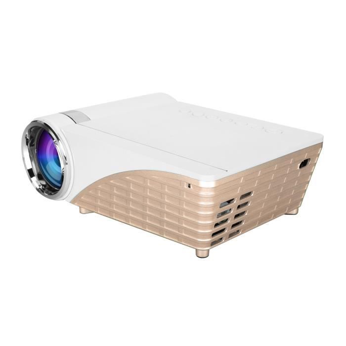 ROM Projecteur WiFi pour téléphone portable portable 1080P 170in