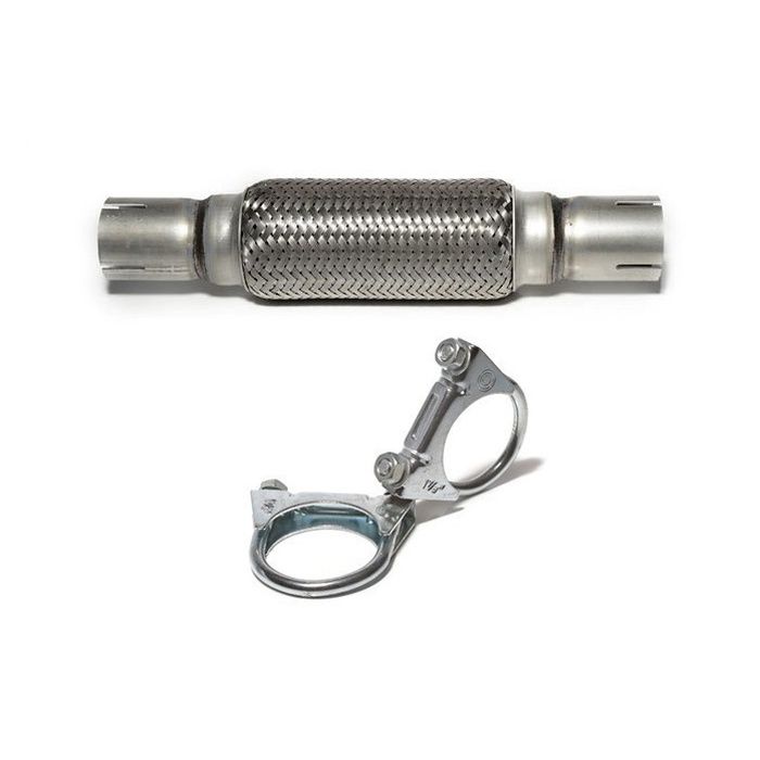 Flexible D'Échappement Tressé Long Pour Renault 21 A - Neuf Marque FKK - Pièce 708344
