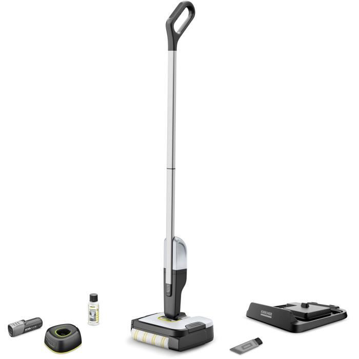KARCHER FC 2-4 - Nettoyeur de sols - Récupère les saletés sèches et humides en un seul passage - Pos