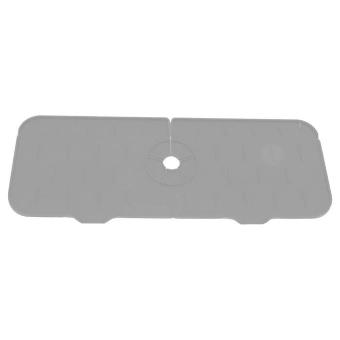 Tapis évier Silicone MLOQI Vert - Anti-éclaboussures Avec Drainage Pour Garder Ton Plan De Travail Sec