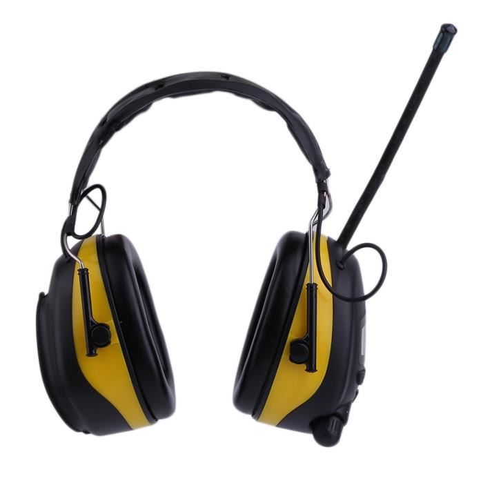 Casque Anti-bruit Tactique - Réduction Active Du Bruit (90 DB+) - Ajustable 52-64 Cm | Pour Chasse, Tir Sportif, Airsoft Et Wargame