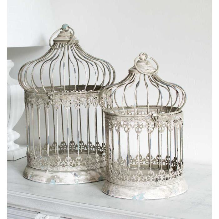 Ensemble Cages à Oiseau Fer Forgé Achat Vente Cage