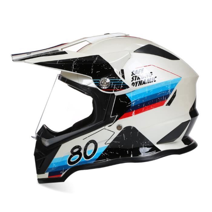 Kit Complet Motocross Enfant & Adulte : Casque Intégral Lunettes Gants Masque – DOT/ECE, Léger 960g, Tailles S à XL – Idéal Pour VTT, BMX, Enduro