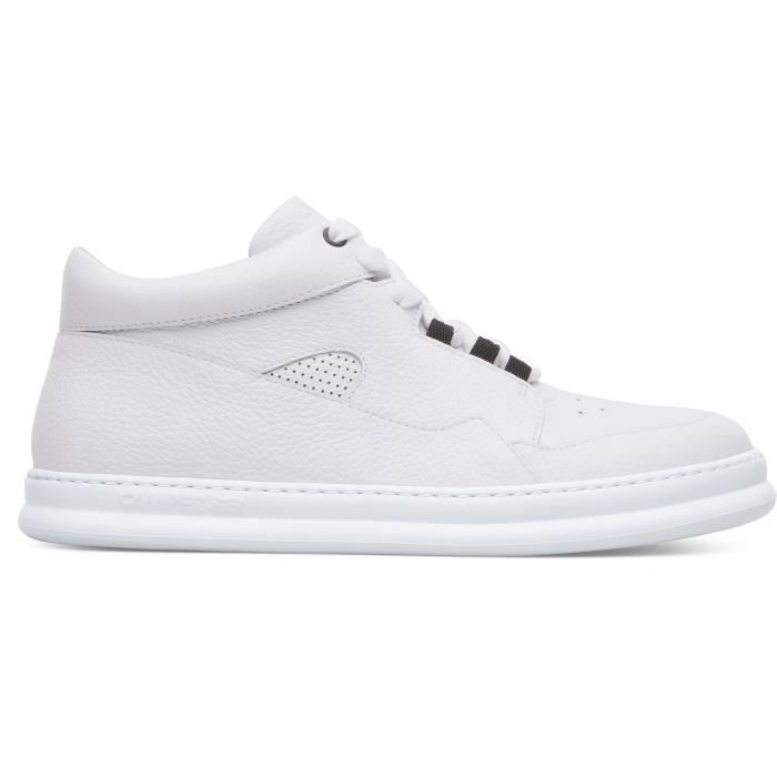 Baskets Homme - CAMPER - Runner - Cuir - Lacets - Blanc