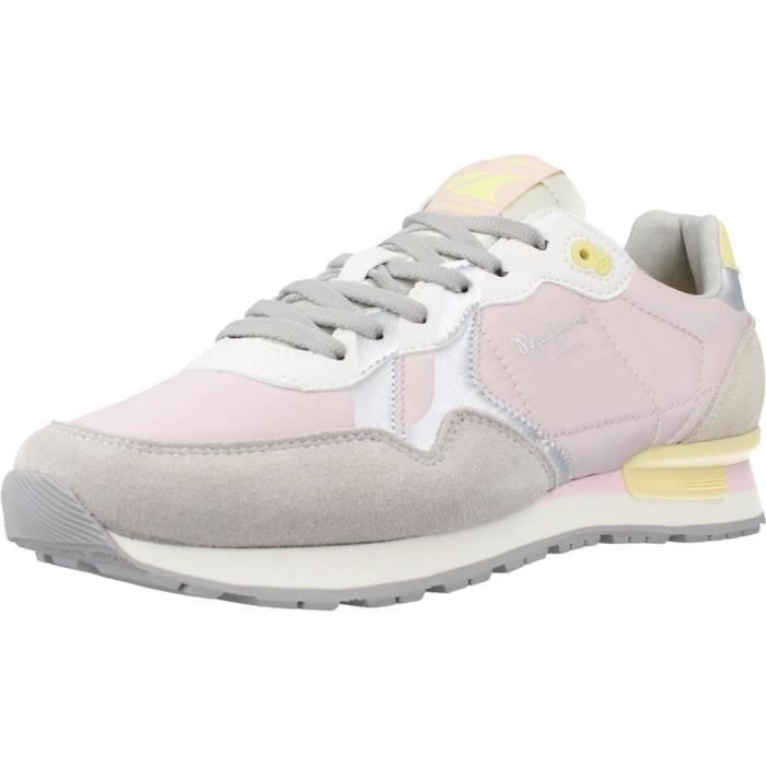 Pepe Jeans Basket Pepe jeans 135628 Rose 36 - PEPE JEANS - 135628 - Textile - Femme - Adulte - Lacets