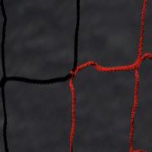 Netsportique Filet De Foot De Stades 2 Couleurs (l'unité) - Noir/Rouge