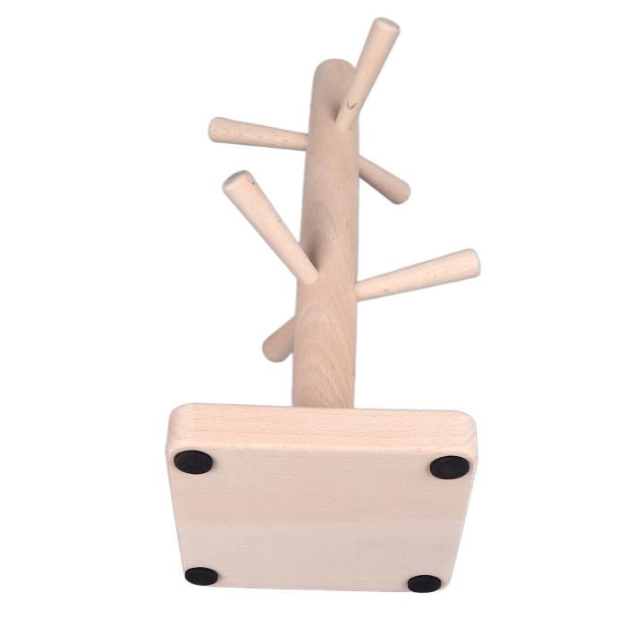 GOIEHIR Tassenhalter, Tassenständer Holz 6 Armig, Holz Baumbecherhalter GOIEHIR Tassenhalter, Tassenständer Holz 6 Armig, Holz Baumbecherhalter
