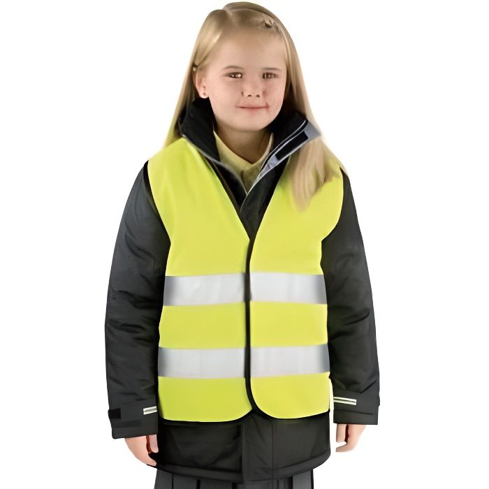 Gilet de sécurité enfant - jaune fluo - auto - Achat / Vente kit de  sécurité Gilet de sécurité enfant -  à prix fou- Cdiscount