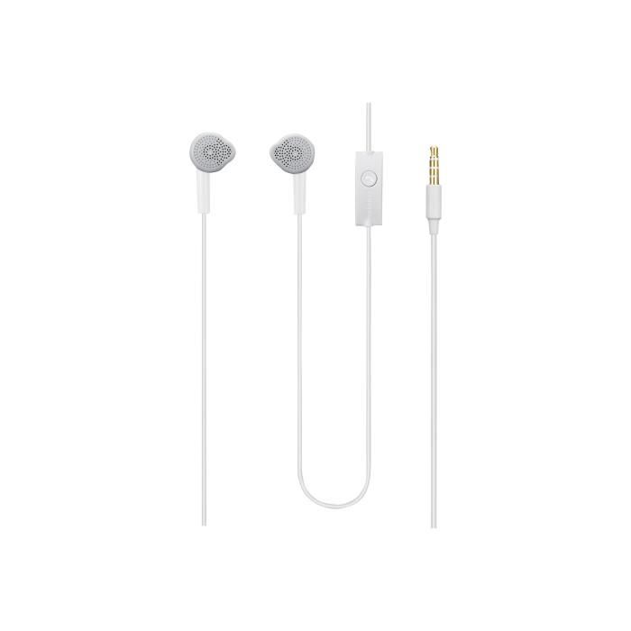 Écouteurs - SAMSUNG - EHS61ASFWE - Intra-auriculaire - Micro intégré - Jack 35mm blanc