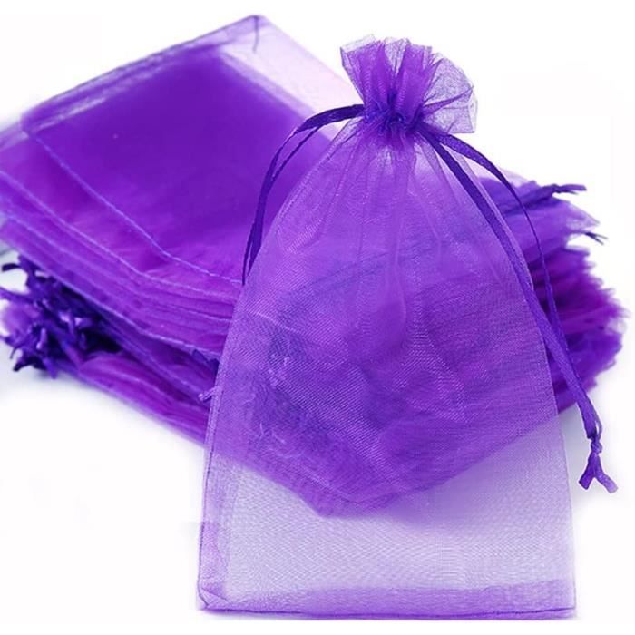 Sachet - Lot 100 Petits Sachets Organza 7 X Cm Pour Mariage Cadeau