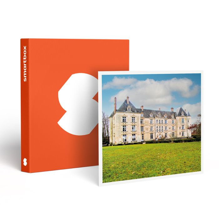 Coffret Cadeau SMARTBOX - Évasion gourmande châteaux et belles demeures - 1 nuit avec petit-déjeuner et dîner pour 2 personnes - Au quotidien