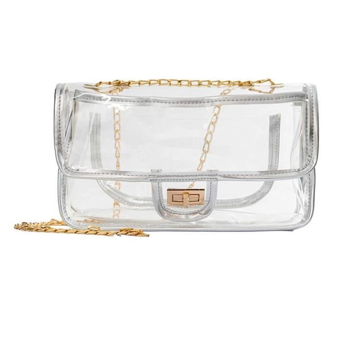 Petit sac à main transparent