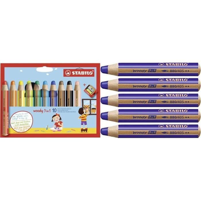 Lot De 12 Crayons Baguette Magique - Bois Naturel - Design Sorcier - Pour École, Fête, Cadeau