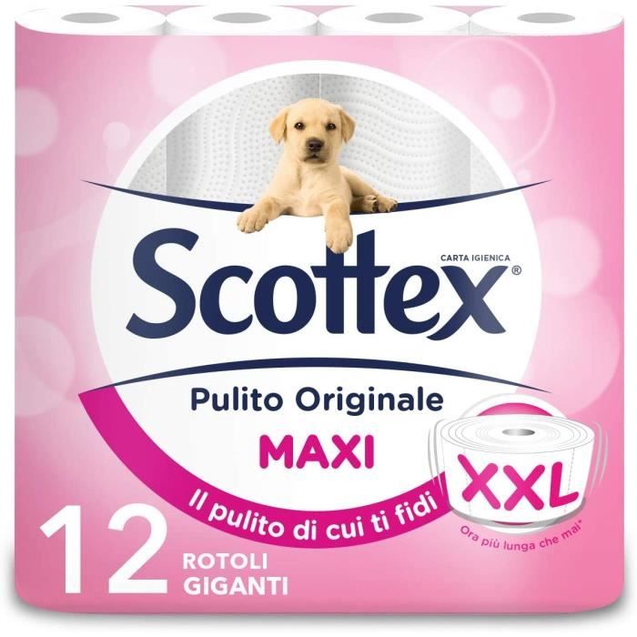 Scottex Quanto Basta - Lot De 3 Rouleaux Papier Cuisine Demi-déchirure - FSC
