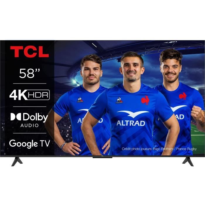 TCL 58P631 - TV LED UHD 4K - 58" (147 cm) - HDR (HDR10, HDR HLG) - Google TV - 3 X HDMI 2.1
