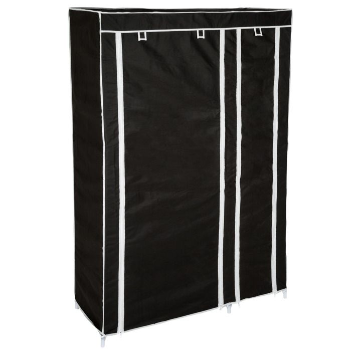 Tectake Armoire Penderie A 6 Compartiments En Tissu 107 Cm X 175