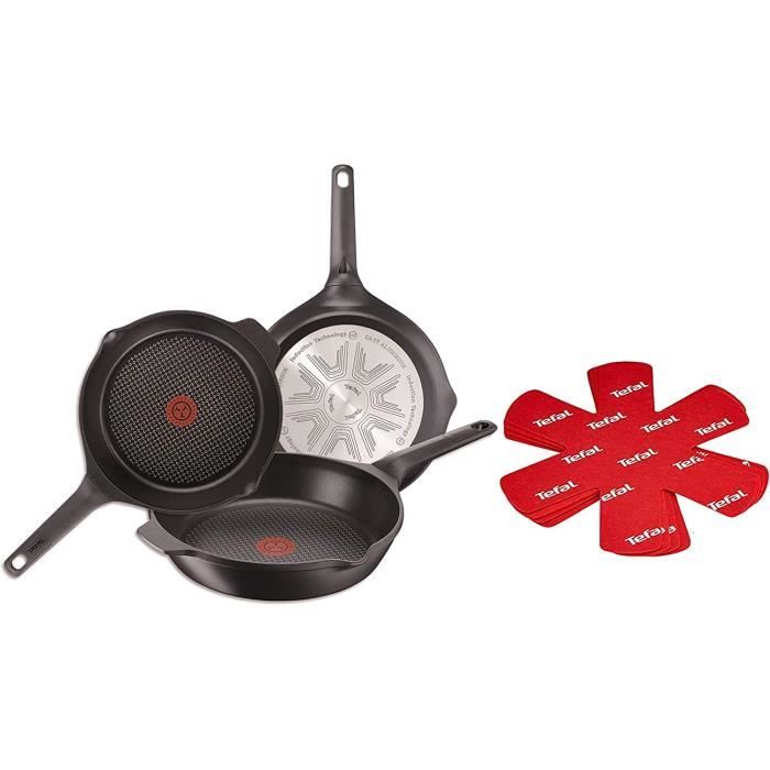 Lot De 4 Moules à Tartelettes Guardini Rossana 2.0 12 Cm - Acier Anti-Adhérent Rouge/Gris, Cuisson Parfaite Et Démoulage Facile