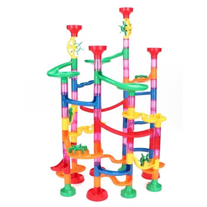 TMISHION Blocs de construction de piste 109PCS DIY Ball Track