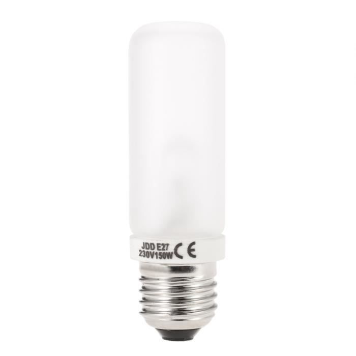 JDD E27 150W Lampe Ampoule 220V240V Studio Strobe Photographie Flash Modélisation Lumière Tube
