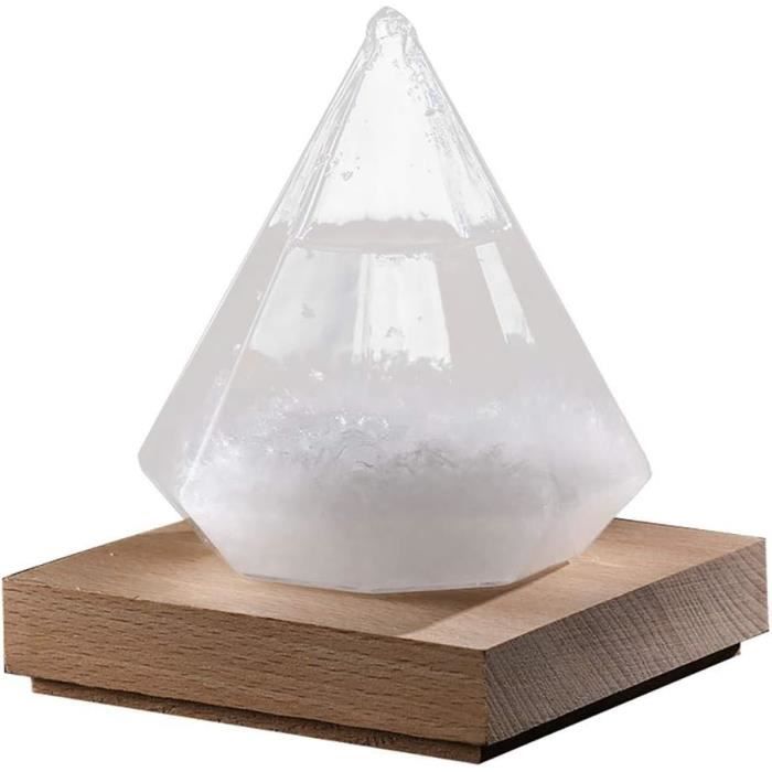 Prédicteur Météo Tempête En Verre (bouteille à Cristaux) - Décoration Maison Bureau, Effets Changeants Selon Température