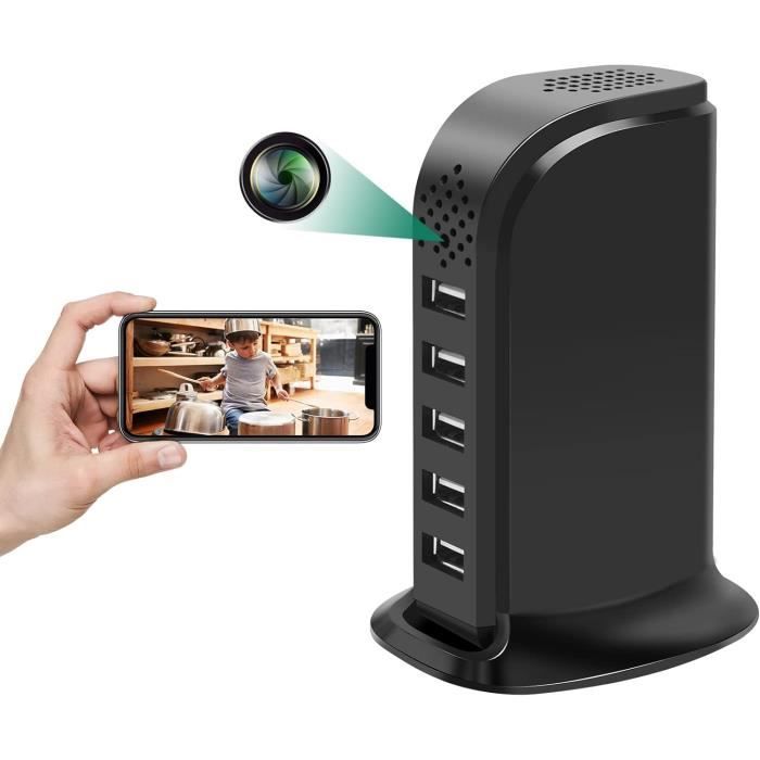 Chargur USB Sctur à camra spion intégré HD 1080P