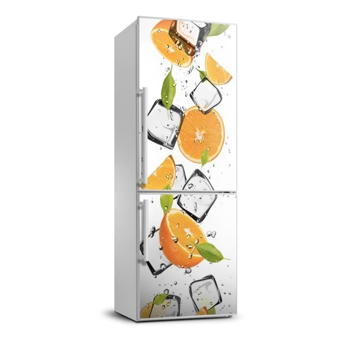 70x190 de réfrigérateur placage Tulup Oranges et glace Achat