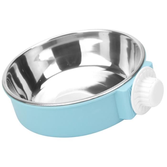 Comparer les prix de Bol de chat suspendu, Gamelle pour chien-chat, Distributeur nourriture chat, Distributeur croquettes chiens,Bleu