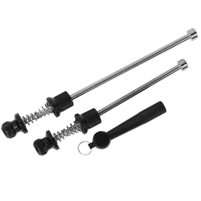Brochette à Dégagement Rapide Pour Vélo (axe Rapide) - Longueur 130 Mm, Diamètre 5 Mm - Noir - Occasion
