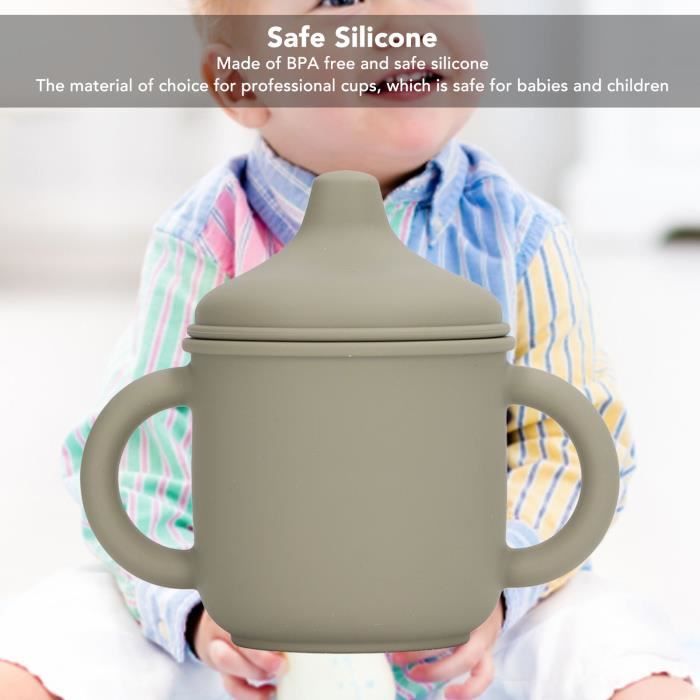 Verre Anti-débordement Sasscup - Vert, Passe Au Micro-ondes, Design Pratique - 2