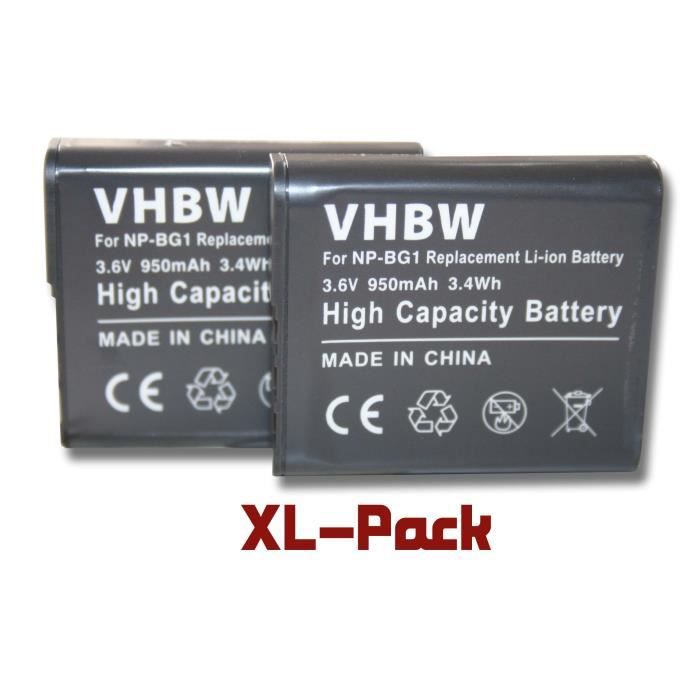 batteries de secours pour Sony Cybershot DSC-W50, DSC-W55, DSC