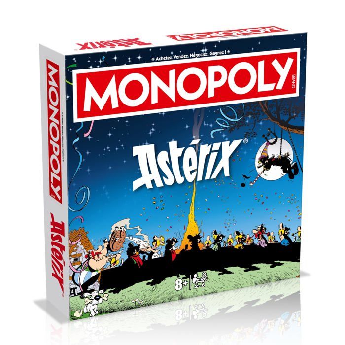 Jeu De Société Monopoly Astérix Winning Moves – À Partir De 8 Ans, 2 À 6 Joueurs