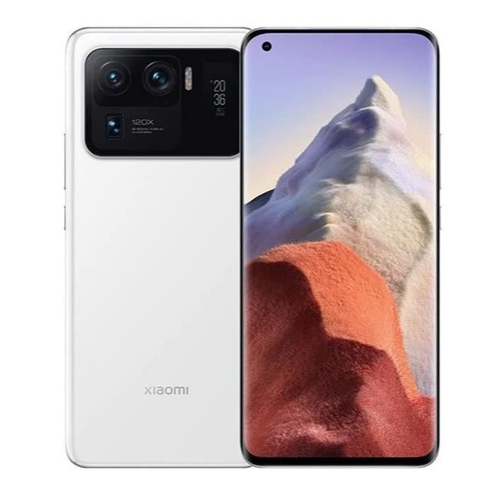 Xiaomi Mi 11 Ultra Smartphone 12Go Qualcomm Snapdragon 888 5G 681” Écran AMOLED LPDDR5+UFS 3.1 Charge Rapide