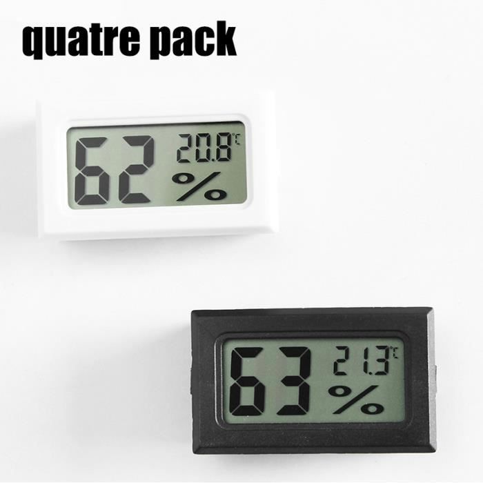 Meilleurs prix pour Compteur de température et d'humidité intégré mini affichage numérique électronique intérieur et extérieur pour animaux de