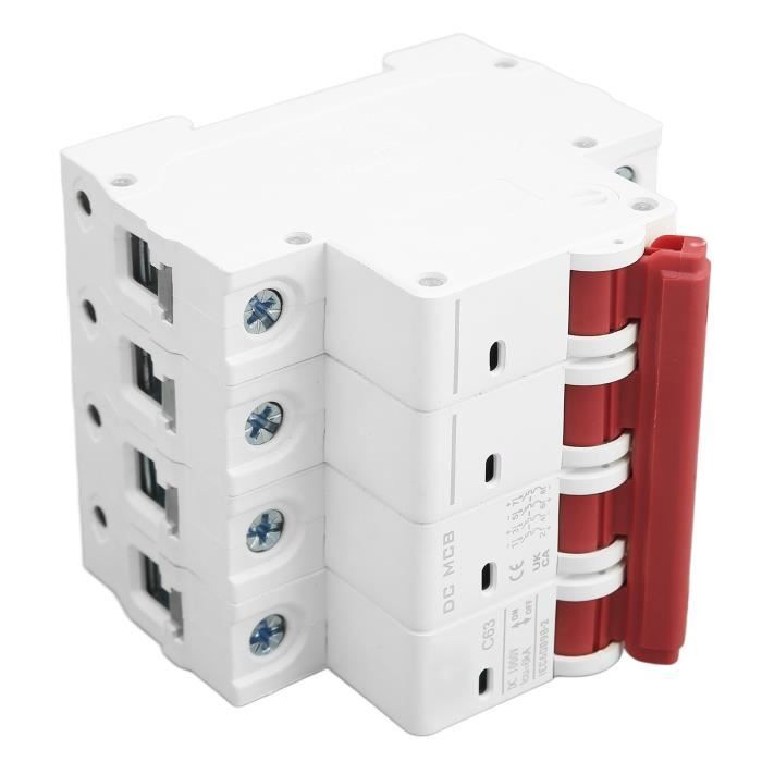 Disjoncteur Différentiel 1P+N 10A 30mA AC - BYDB1L-63 Pour Tableau électrique Sur Rail DIN - 8