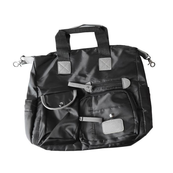 Chanel 1990s Sac à Rabat Classique Noir Vintage Avec Quincaillerie Doree Chanel Cuir