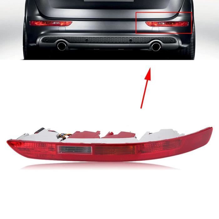 Feu antibrouillard arrière arrière droite arrière pare-chocs inférieur rouge pour Audi Q5 2006-2016