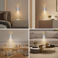 AISKDAN Lampe à poser LED,Lampes de Chevet LED Style minimaliste moderne  pour Chambre-Salon-Bureau-1