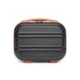 Kono Vanity Case Rigide ABS Léger Portable 28x15x21cm Trousse de Toilette pour Voyage, Vanity Rigide Voyage Femme, Noir-1