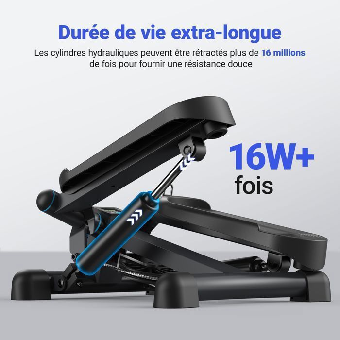 Mini Machine d'exercice de Fitness Pas à Pas avec résistance réglable
