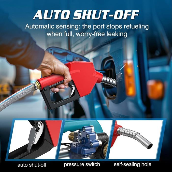 Pompe à Diesel Auto-amorçante 230V/600W - Débit 40l/min Avec Pistolet