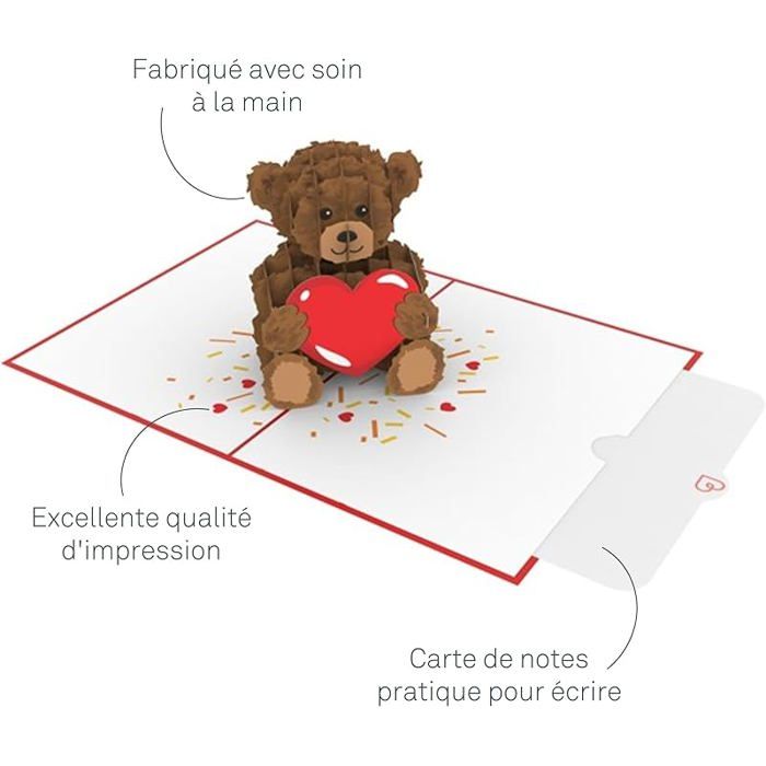 Promo Ours En Peluche Avec Cœur chez Action