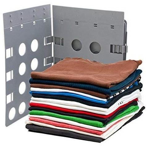 Planche à Plier Les Vêtements - Pour Pliage Rapide De Chemises, T-shirts Et Linge