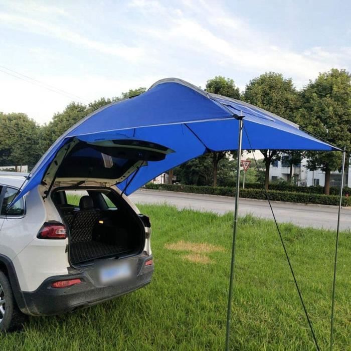 zum zelten Aufblasbares Campingzelt Hüttenzelt, 2-4 Personen Glamping Zelte Sonnenunterstand, einfacher Aufbau wasserdichte Outdoor Oxford Zelte, aufblasbares Hauszelt Sport & Freizeit Zelt Abspannleine 4 mm waterproof outdoor shelter Größe:350x130cm