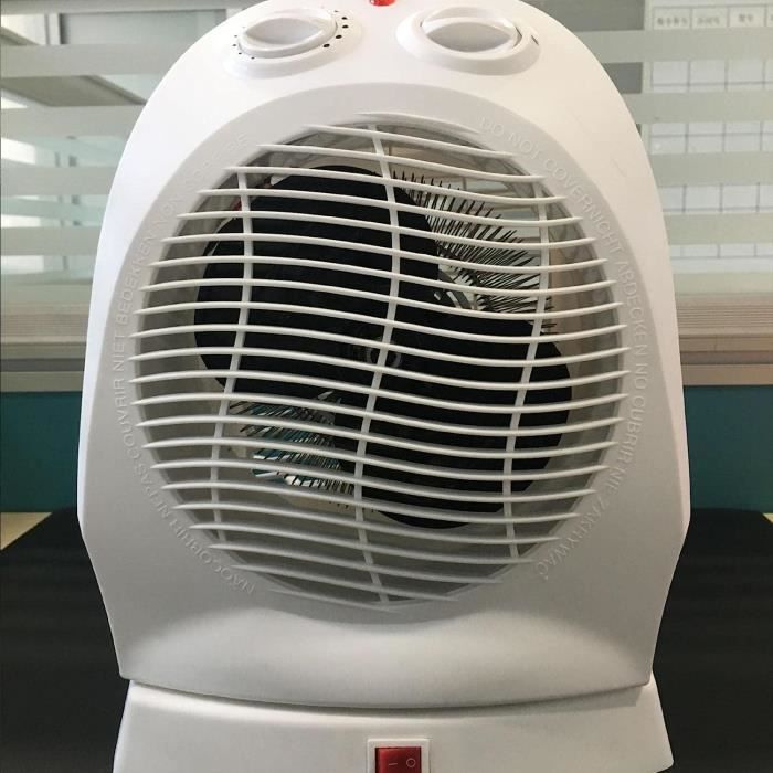 TOMYEUS Radiateur Électrique Chauffage Chauffant 1000W Mini Ventilateur de  Bureau de Chauffage électrique for l'hiver Machine à la Maison de Bureau à