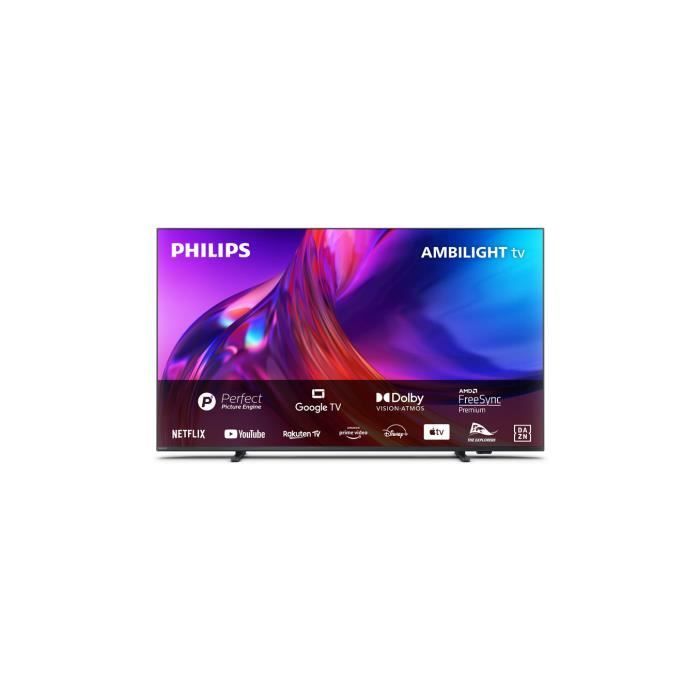 TV LED Philips 50PUS8548 126 cm 4K UHD Smart TV 2023 Gris anthracite -  Cdiscount TV Son Photo