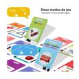 Jouet Éducatifs pour Enfants de 1 2 3 4 5 6 Ans Cartes éducatives Cartes Flash Parlantes avec Cartes de 112 Mots Jeux Enfants -2