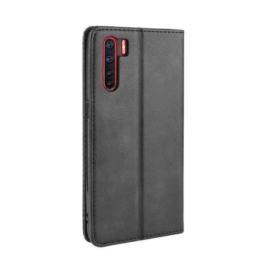 Coque Magnétique 360° Verre Trempé Pour OPPO F15 / Find X2 Lite - Noire, Protection Complète