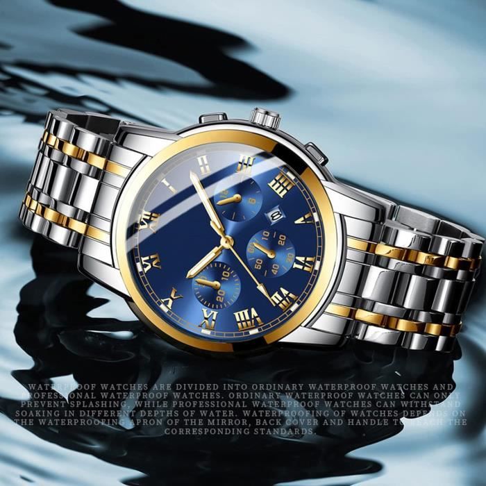 Montre sales automatique étanche