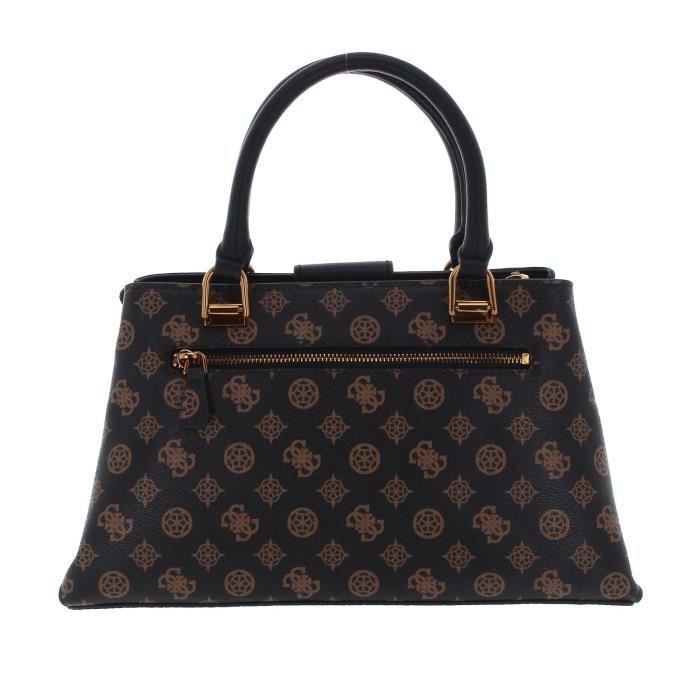 GUESS Alva Girlfriend Satchel Brown Logo 202644 sac main sac