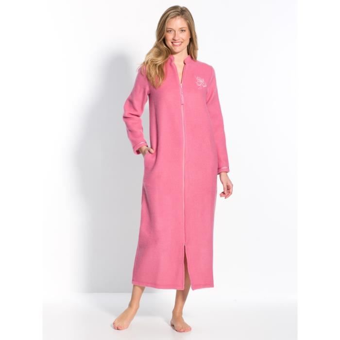 Robe de chambre femme zippee discount